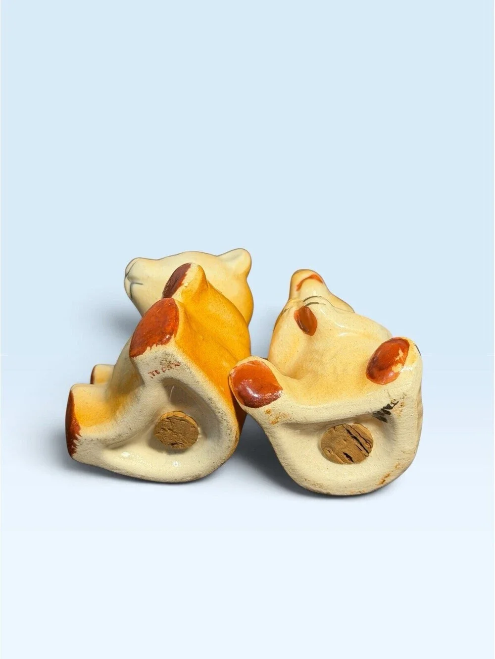 Vintage MCM Bears Salt and Pepper Shakers Made in Japan Corked Trinkets